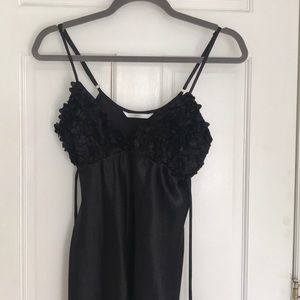 Faux silk nightie